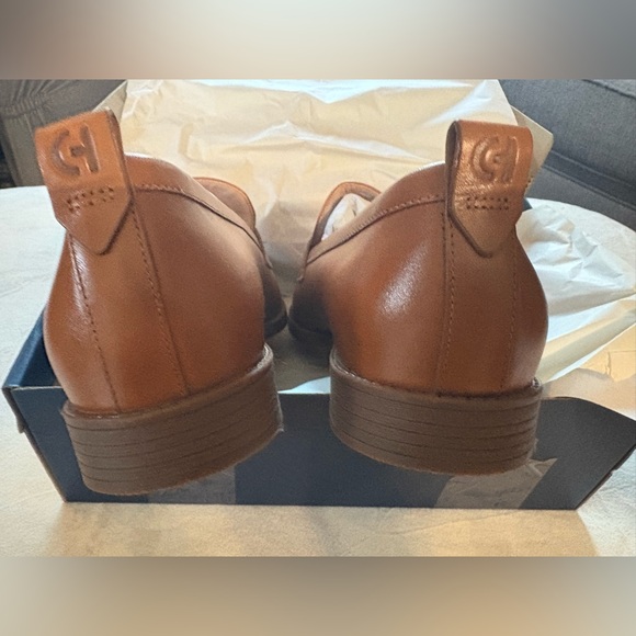 Cole Haan Women's Stassi Penny Loafers - Pecan Leather (9.5) - Picture 7 of 8
